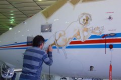 sprayArtist-woman-plane